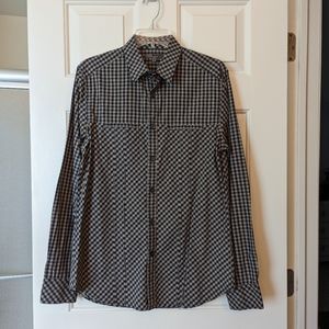Murano plaid button down